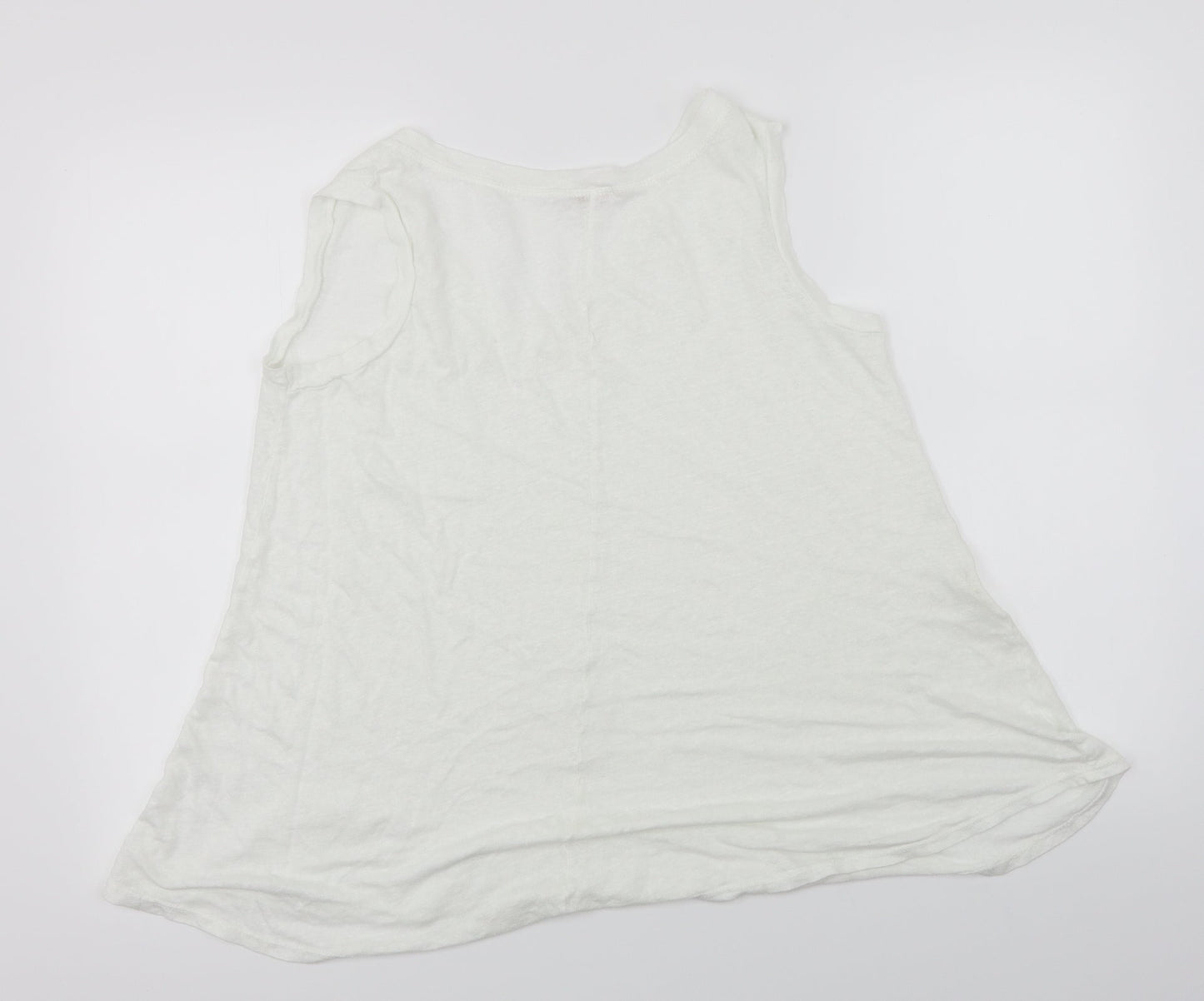 SUZY  Womens White   Basic T-Shirt Size M