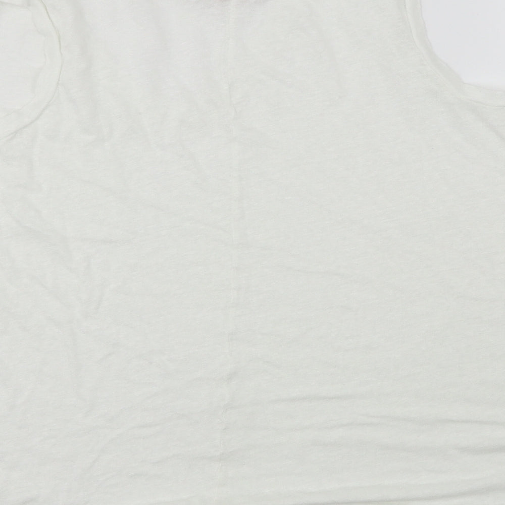 SUZY  Womens White   Basic T-Shirt Size M