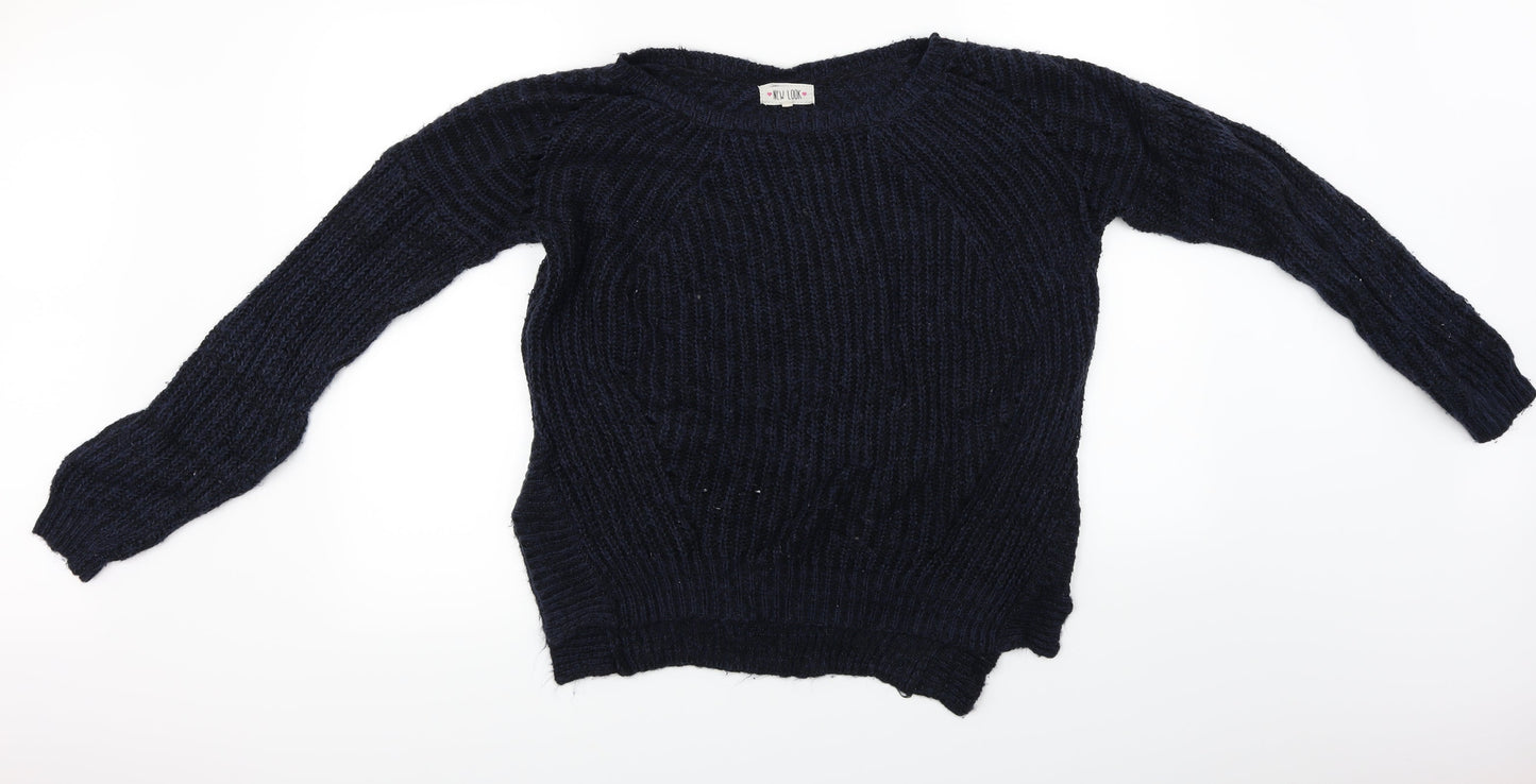 New Look  Womens Blue   Pullover Jumper Size L