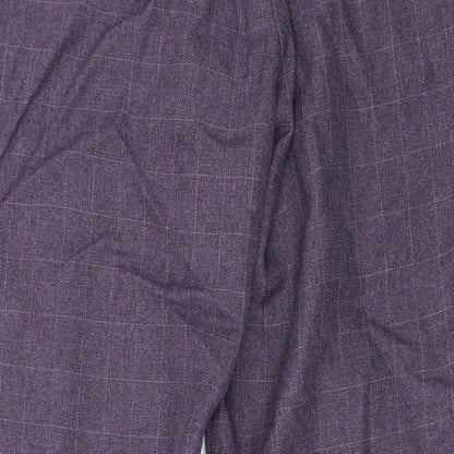Preworn  Womens Purple   Trousers  Size 32 in L27 in