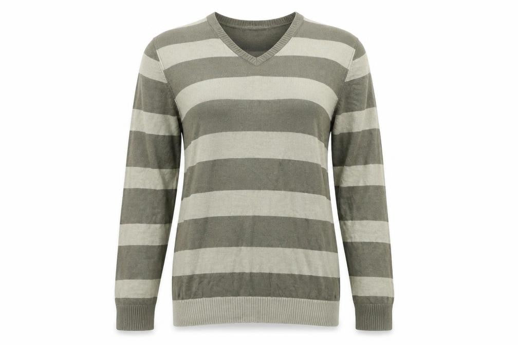 Marks & Spencer  Womens Brown Striped  Pullover Jumper Size L
