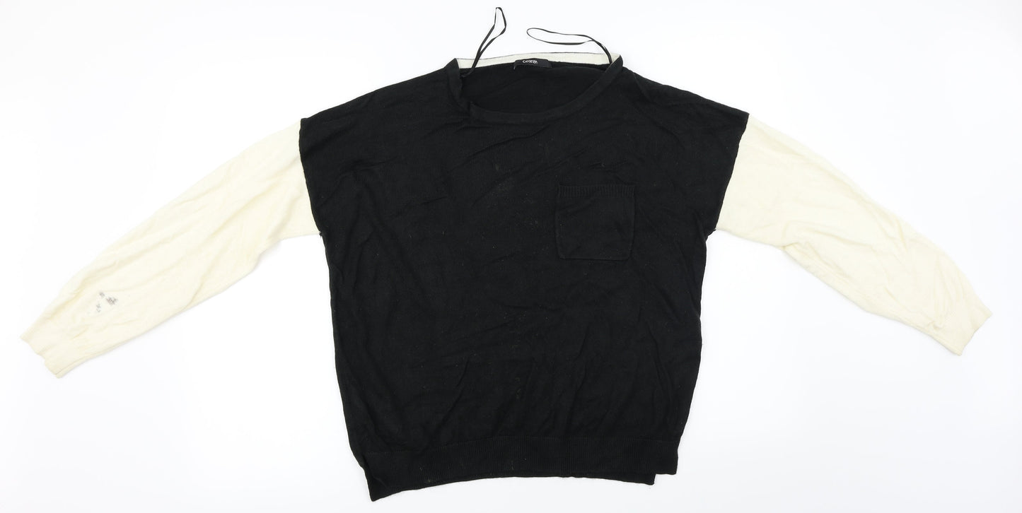 George  Womens Black   Pullover Jumper Size 14