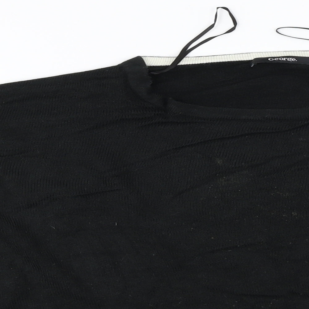 George  Womens Black   Pullover Jumper Size 14
