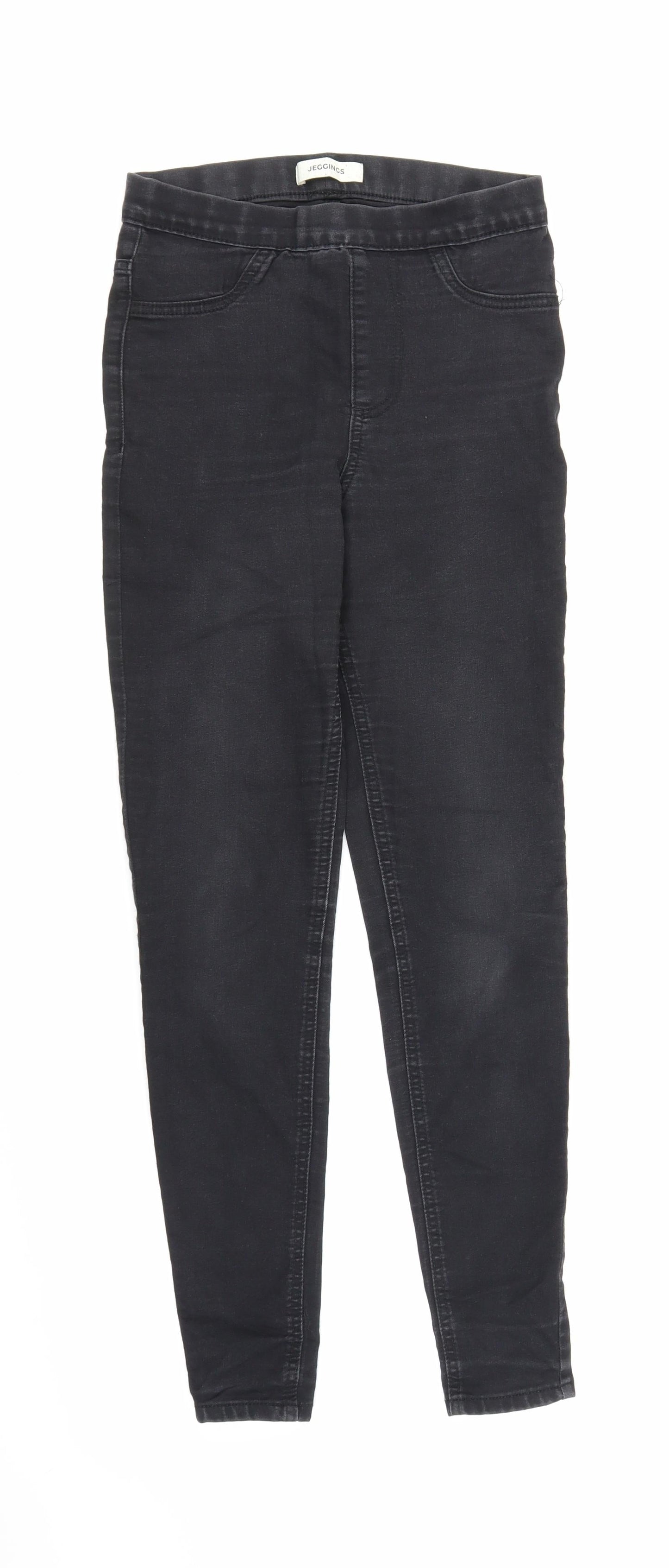 Marks & Spencer Womens Black  Denim Jegging Jeans Size 8 L26 in