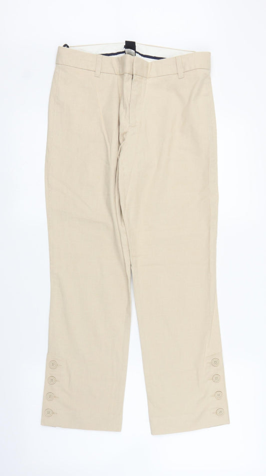 Gap Womens Beige   Capri Trousers Size 8 L25 in
