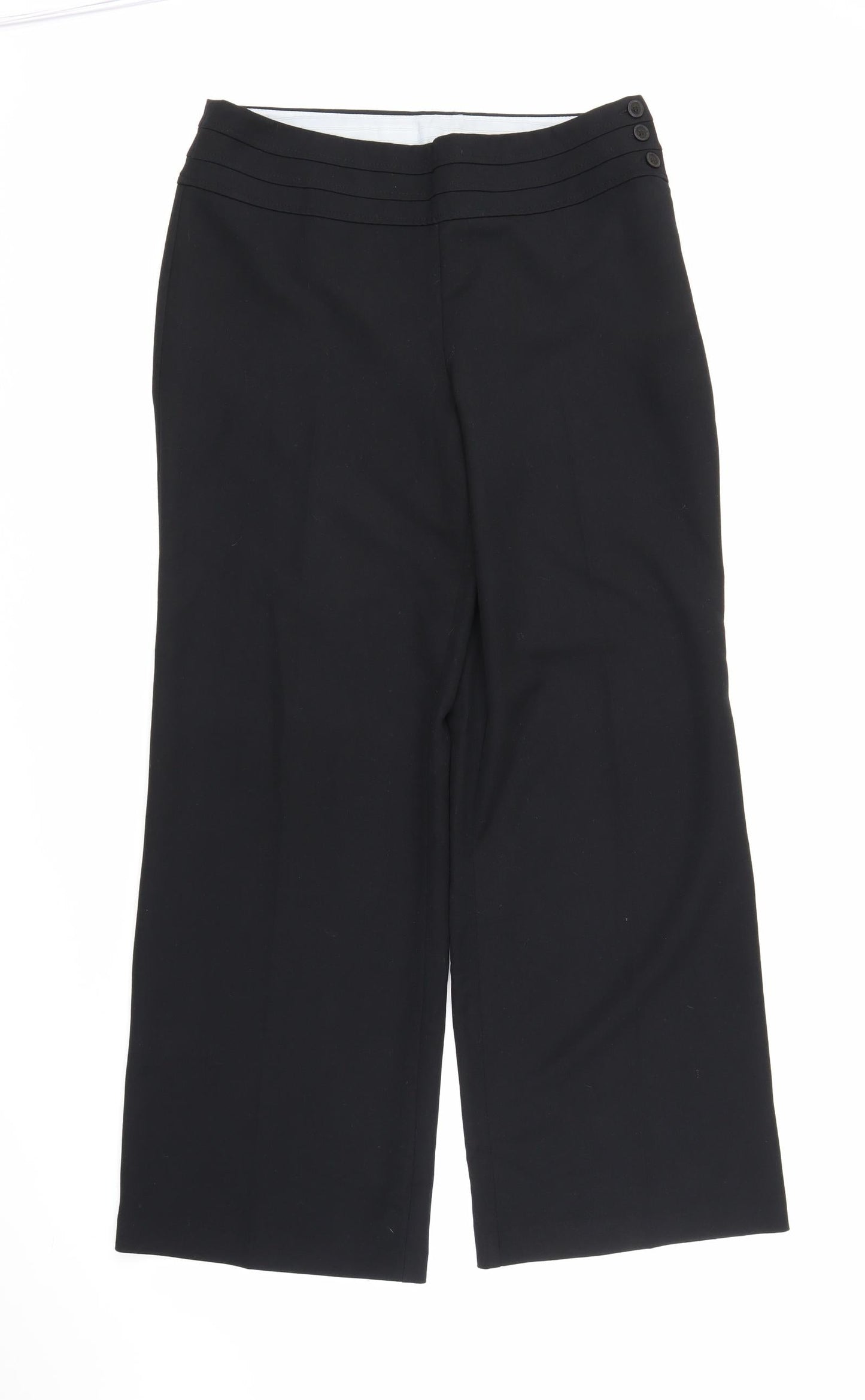 Very Womens Black   Trousers  Size 12 L28 in