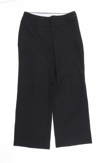 Very Womens Black   Trousers  Size 12 L28 in