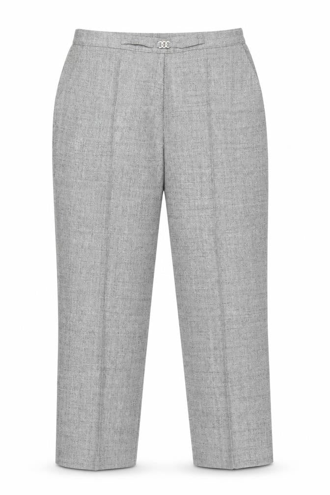 Marks & Spencer Womens Grey   Capri Trousers Size 14 L25 in