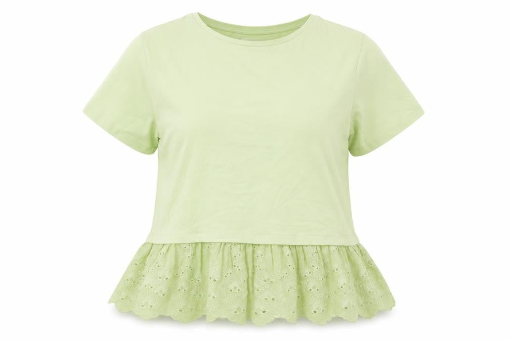 MNG Womens Green   Basic T-Shirt Size S