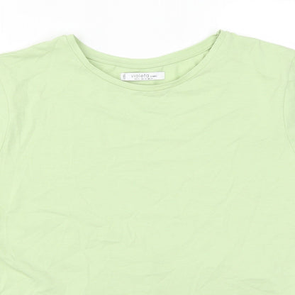 Mango Womens Green   Basic T-Shirt Size S