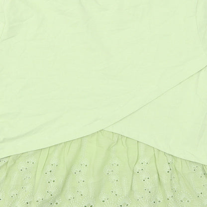 Mango Womens Green   Basic T-Shirt Size S