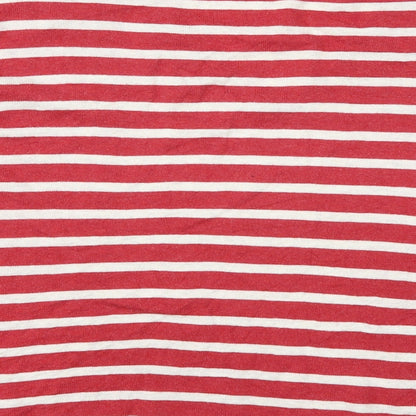 Preloved Fig Womens Red Striped  Pullover Jumper One Size - Label