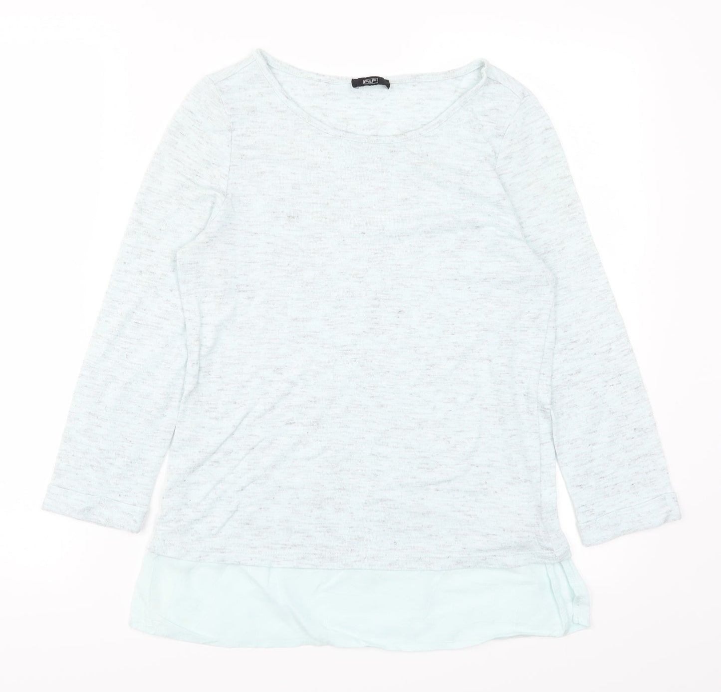 F&F Womens Blue   Pullover Jumper Size 8