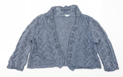 BHS Womens Blue   Cardigan Jumper Size 16