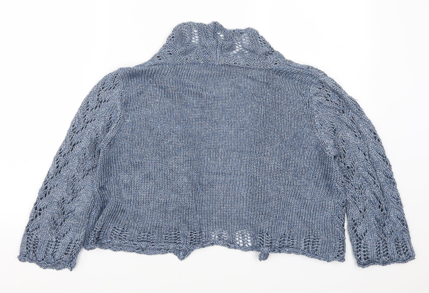 BHS Womens Blue   Cardigan Jumper Size 16