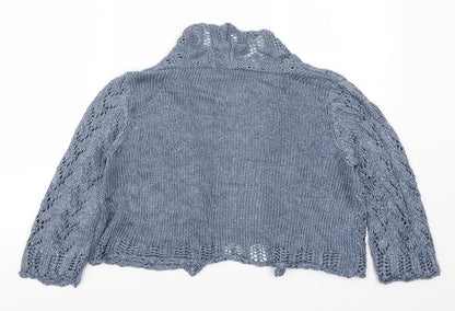 BHS Womens Blue   Cardigan Jumper Size 16