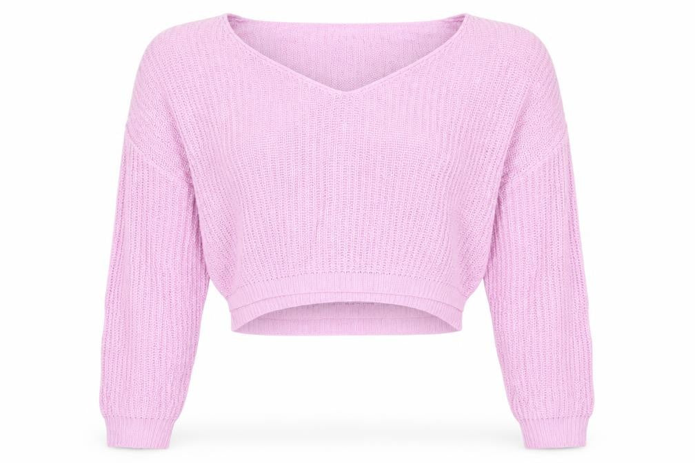 Boohoo Womens Pink   Pullover Jumper Size L