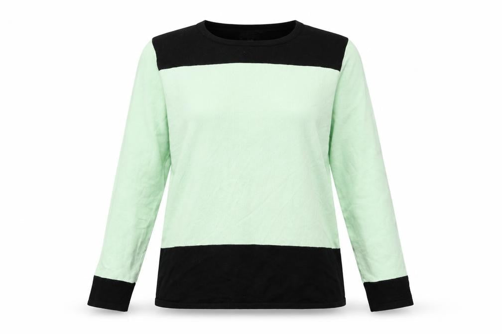 marble Womens Green  Knit Pullover Jumper Size 4