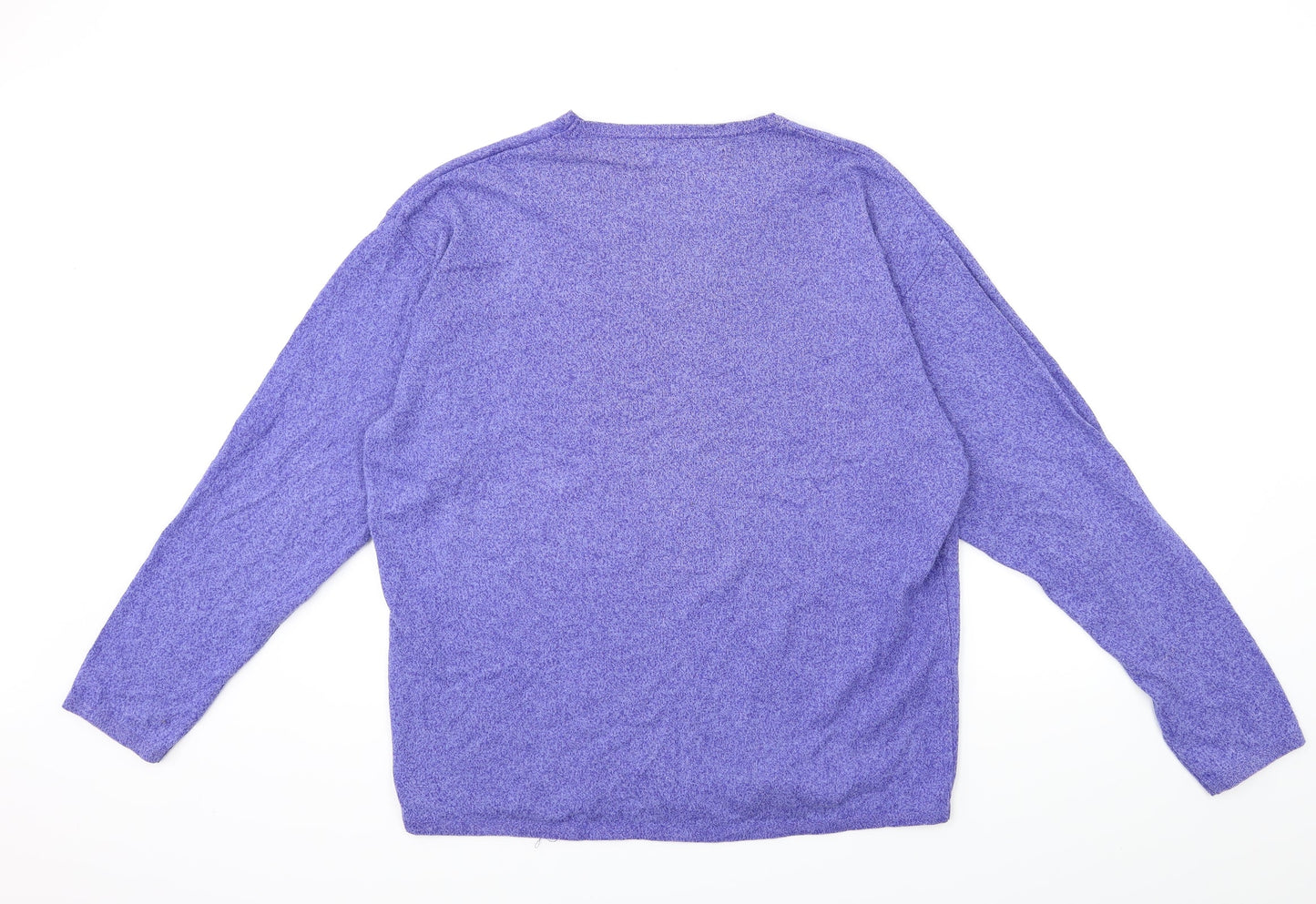 p m Womens Purple  Knit Pullover Jumper Size S