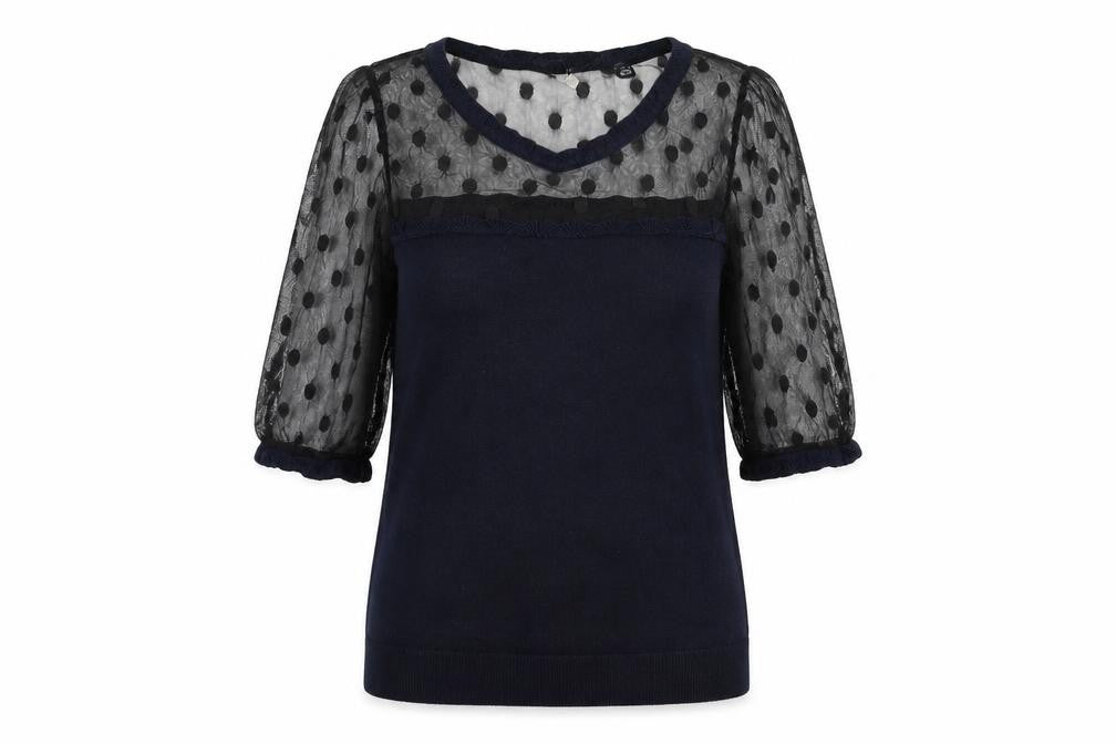 Preworn Womens Blue  Knit Pullover Jumper Size S