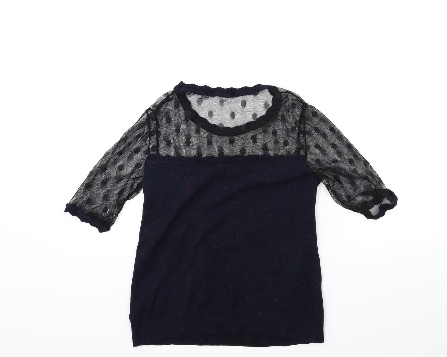 Preworn Womens Blue  Knit Pullover Jumper Size S