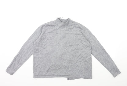 Tu Womens Grey  Knit Pullover Jumper Size 12  - open back