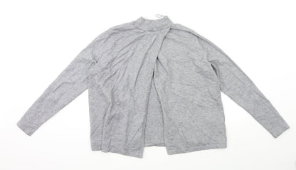 Tu Womens Grey  Knit Pullover Jumper Size 12  - open back