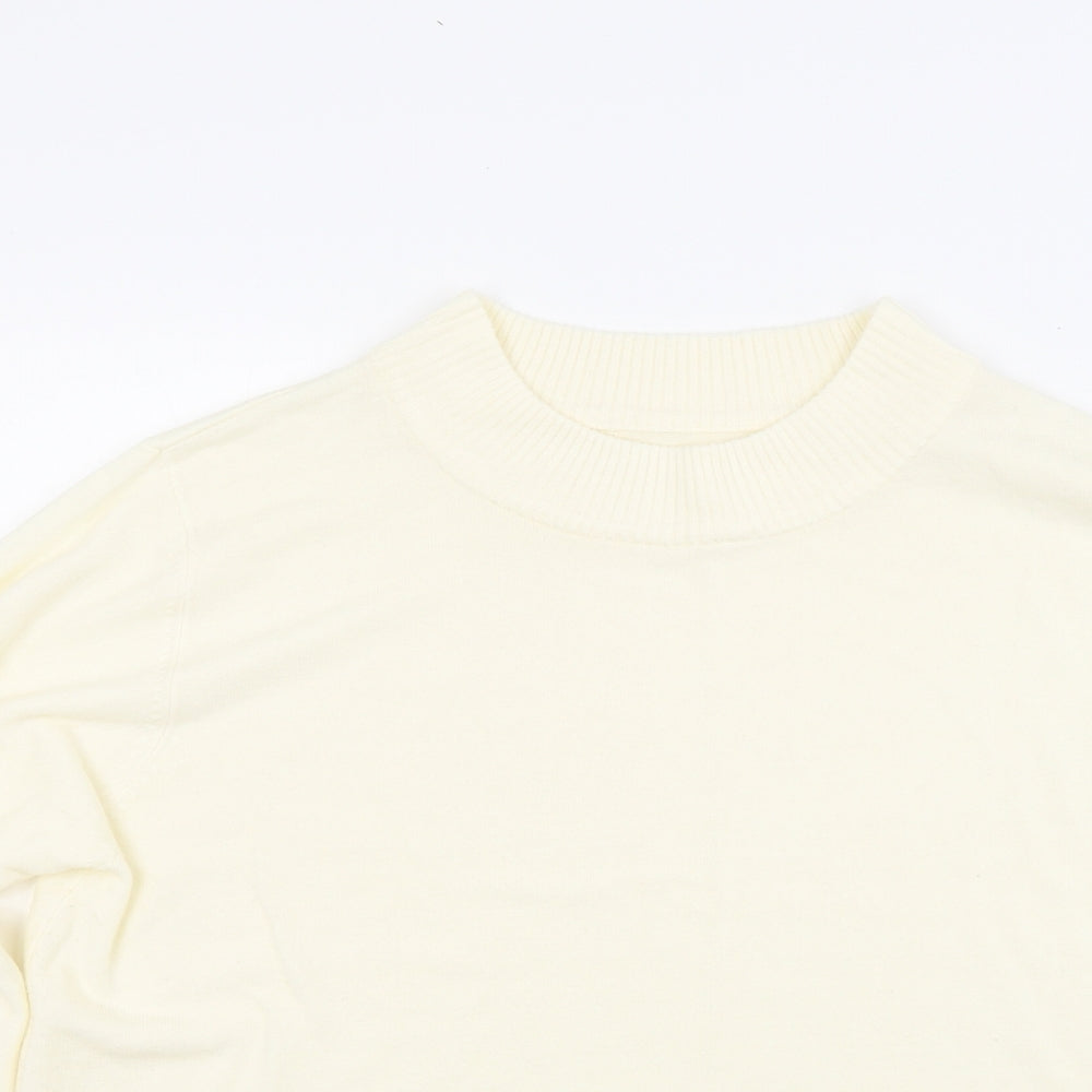 Preworn Womens White  Knit Pullover Jumper Size 20