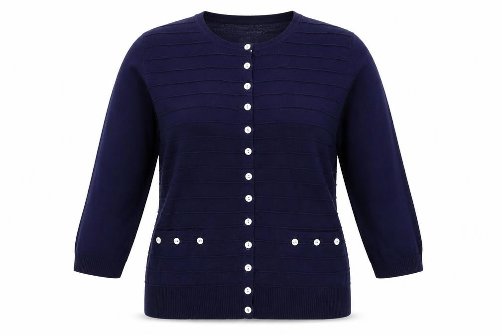 dixie Womens Blue   Cardigan Jumper Size L