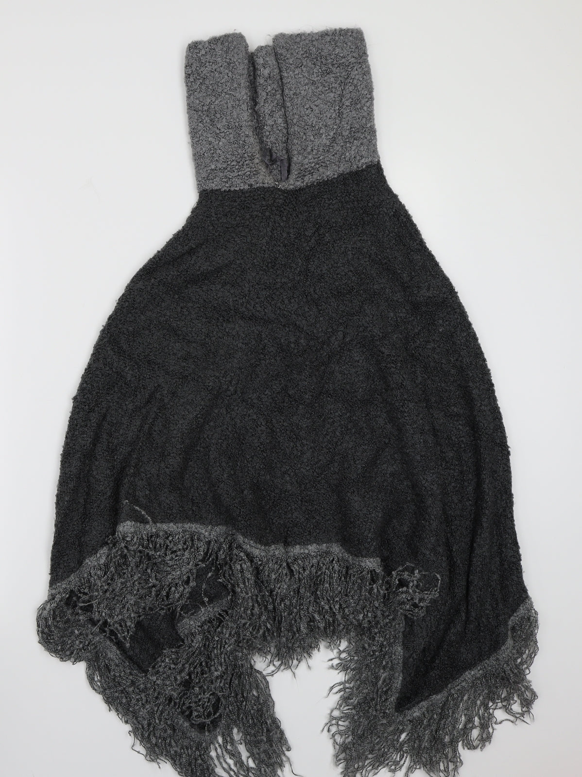 Preworn Womens Grey   Jacket Poncho One Size