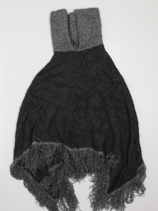 Preworn Womens Grey   Jacket Poncho One Size
