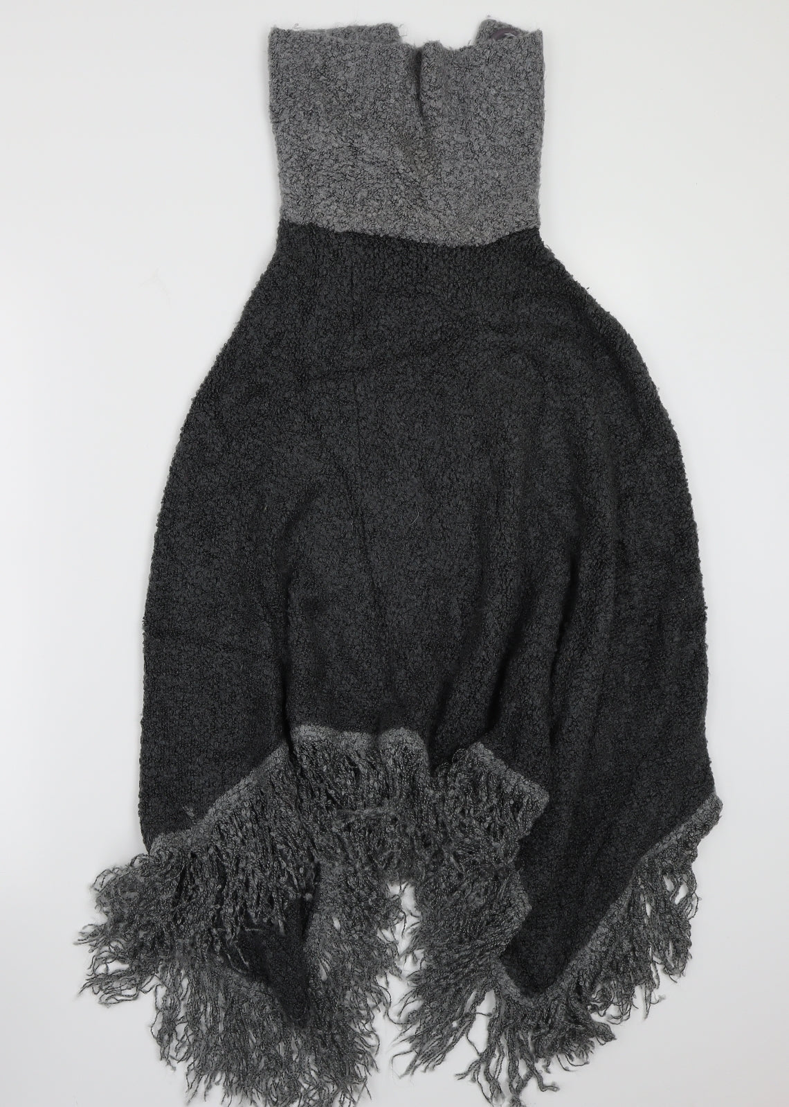 Preworn Womens Grey   Jacket Poncho One Size