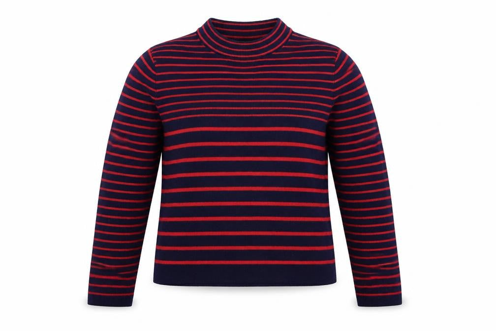 Newlook Womens Blue Striped  Pullover Jumper Size 10