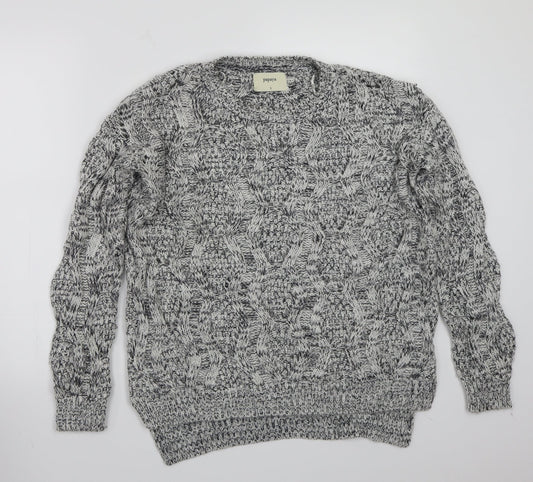 Papaya Womens Grey   Pullover Jumper Size S