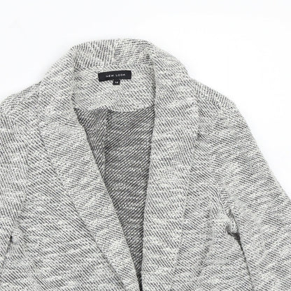 New Look Womens Grey   Jacket Blazer Size 12
