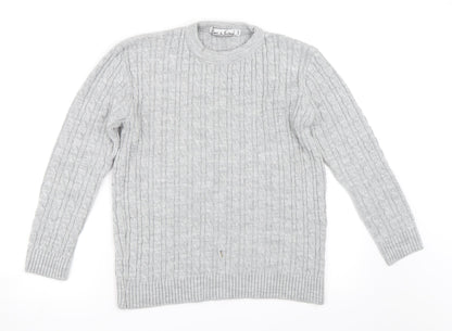 Pure & Natural Womens Grey   Pullover Jumper Size S