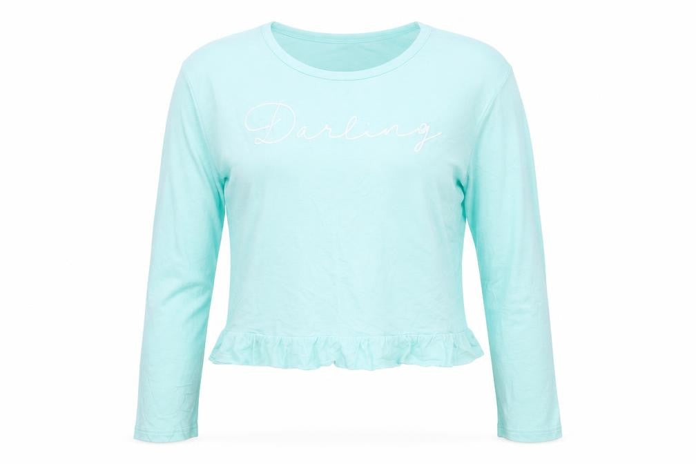 In the Style Womens Blue   Basic T-Shirt Size 6