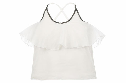 Primark Womens White   Camisole Blouse Size 8
