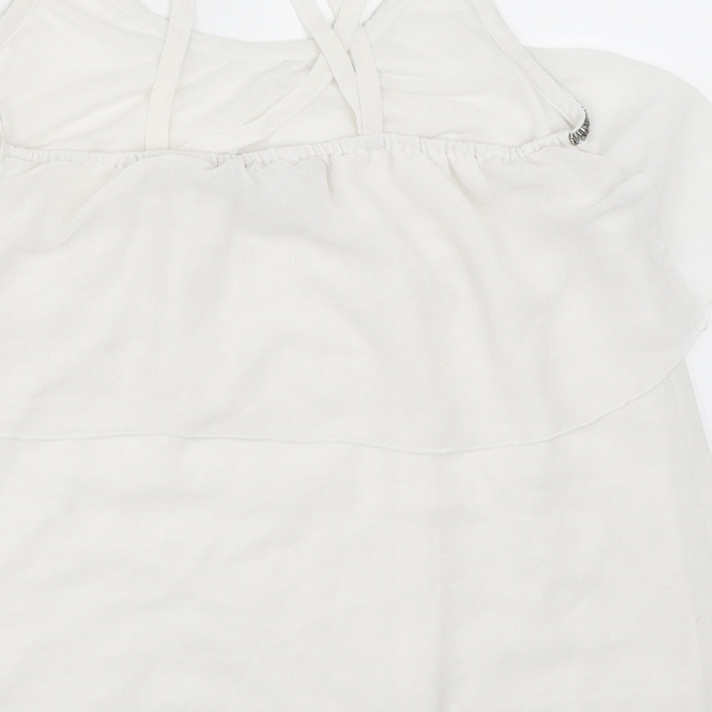 Primark Womens White   Camisole Blouse Size 8