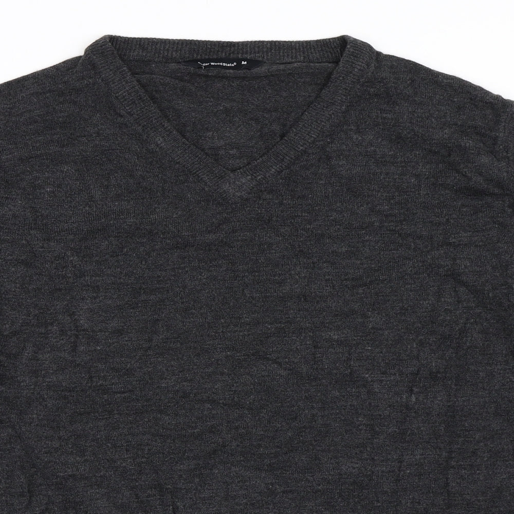 Cedar Wood State Mens Grey   Pullover Jumper Size M
