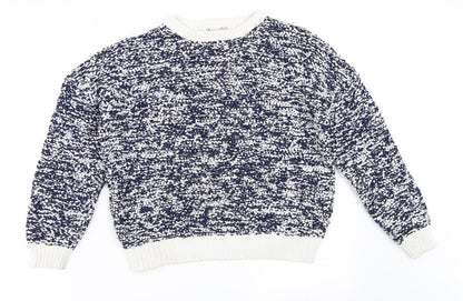 Tu Womens Blue   Pullover Jumper Size 14