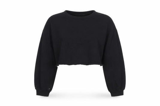 PRETTYLITTLETHING Womens Black   Pullover Sweatshirt Size 6