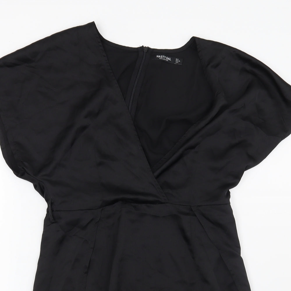 Nasty Gal Womens Black   Basic Blouse Size 6