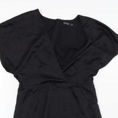 Nasty Gal Womens Black   Basic Blouse Size 6