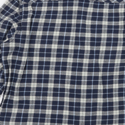 Easy Mens Black    Button-Up Size M