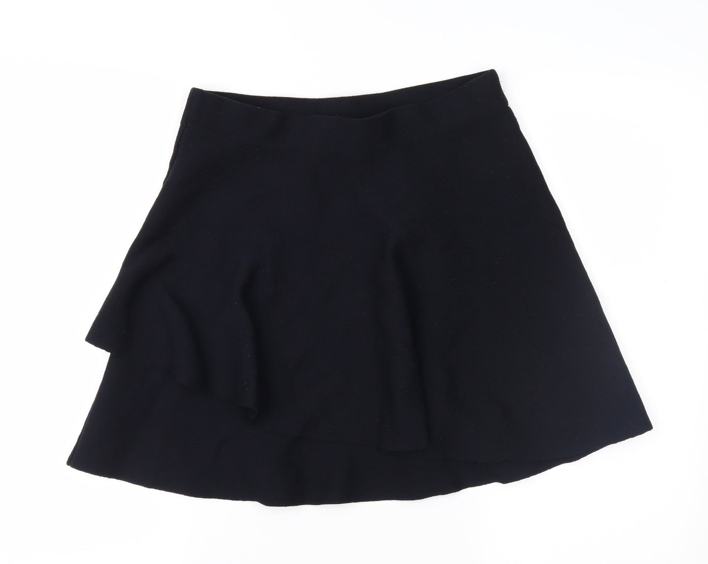 Zara Womens Black   Flare Skirt Size L