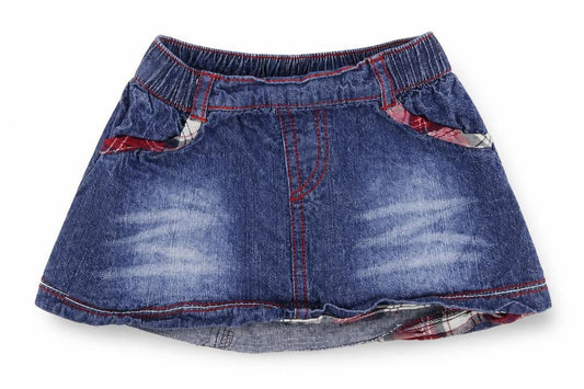 George Girls Blue  Denim A-Line Skirt Size 12-18 Months
