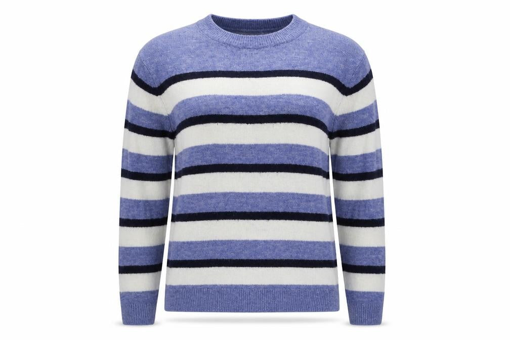 H&M Womens Blue  Knit Pullover Jumper Size M