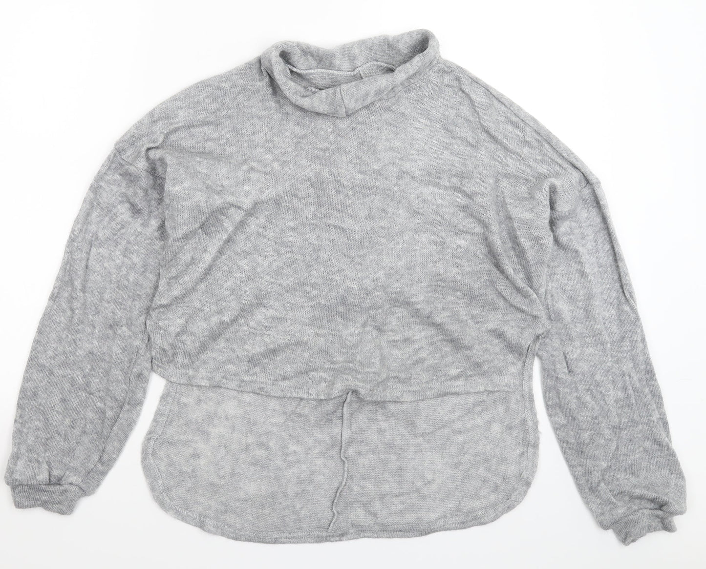 Preworn Womens Grey  Knit Pullover Jumper Size S
