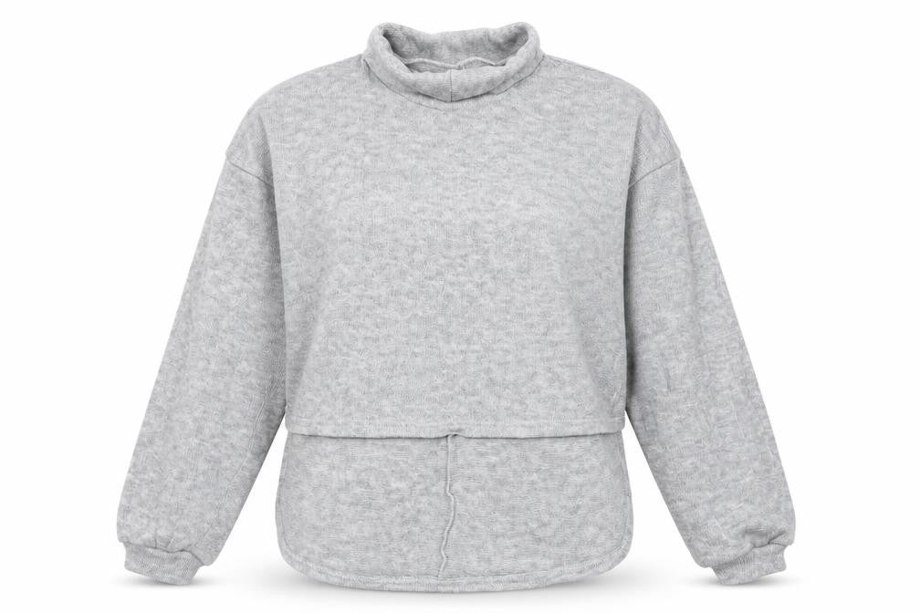 Preworn Womens Grey  Knit Pullover Jumper Size S